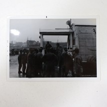 Vtg Photo Early Morning Meeting at Army Base in Korea from Aug 1969 3.5inx5in - £6.60 GBP