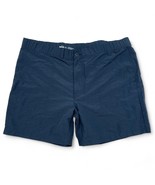 REI Mens XL Shorts Blue Poly Nylon Ripstop 6&quot; Inseam Lightweight Elastic... - £11.85 GBP