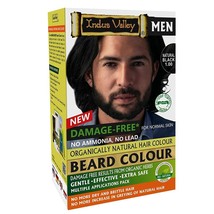 INDUS VALLEY Natural Damage Free Beard Hair Color ,Black (100 g) | free shipping - £14.84 GBP