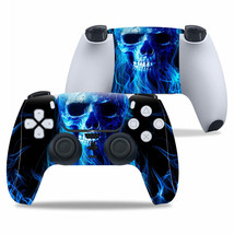 PS5 Controller Skin Decal Flaming Skull (1) Vinyl Wrap Cover - £6.58 GBP