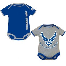 Officially Licensed Air Force Baby Bodysuits - 2 Pack Set - £27.44 GBP