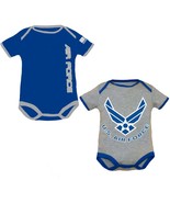 Officially Licensed Air Force Baby Bodysuits - 2 Pack Set - £27.60 GBP