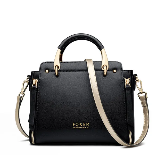 Oulder bag female split leather top handle bag large capacity handbag stylish messenger thumb200