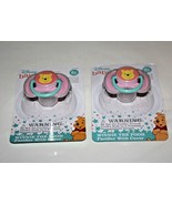 Disney Baby Pacifiers with Covers ~Winnie The Pooh ~ BPA FREE *Set of 2*... - $9.49