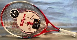 Wilson Us Open Youth(Ages 7-8) 23&#39; Tennis Racket - Red - £15.87 GBP