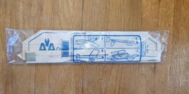 Balsa Wood Airplane Glider American Airlines Credit Union Advertising Br... - £3.87 GBP