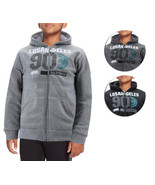 Boys Los Angeles Athletic Sherpa Lined Fleece Kids Zip Up Hoodie Sweater... - $671.14 MXN