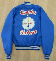 Vintage EMPIRE DETROIT Steel jacket 1970&#39;s WEST WIND size Small S blue - £50.62 GBP