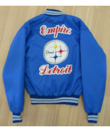 Vintage EMPIRE DETROIT Steel jacket 1970&#39;s WEST WIND size Small S blue - $65.99