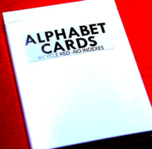 Alphabet Playing Cards Bicycle No Index by PrintByMagic - Trick - £19.77 GBP