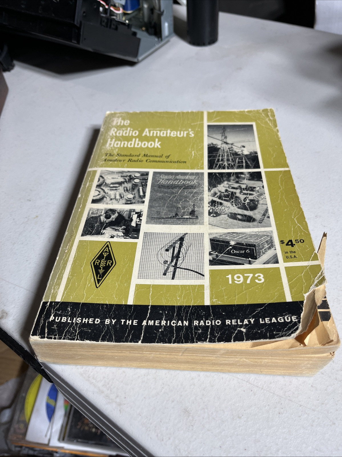 Vintage 1973 The Radio Amateur&#39;s Handbook ARRL Paperback RB6 - $8.60