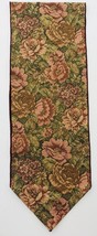 Table Runner Green Taupe Burgundy Floral Elegant Old World Design 12 X 7... - $64.35