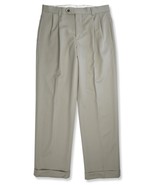 Brooks Brothers Mens Tan Madison Fit Pleated Wool Pants 32W x 34L BB-2193 - $142.17 CAD