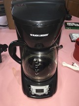 Black &amp; Decker 12 Cup Coffee Carafe Pot &amp; Lid Black Trim For Model DLX1050B - £31.47 GBP