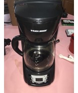 Black &amp; Decker 12 Cup Coffee Carafe Pot &amp; Lid Black Trim For Model DLX1050B - $752.69 MXN