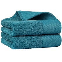 100% Cotton Hand Towels, 2 Pack Thick Face Towel Set Design, Super Soft And High - $35.99