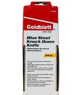 GOLDBLATT BLUE STEEL KNOK DOWN KNIFE 24&quot; LIGHTWEIHT w/RED GRIP HANDLE, G... - $23.83 CAD