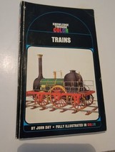 Vintage Paperback Book Trains Knowledge Through Color John Day Bantam 1970 - £10.91 GBP