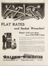 1926 Print Ad Walden-Worcester All Steel Socket Wrenches Worcester,Massachusetts - £18.52 GBP