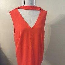 White House Black Jacket Orange Neck Blouse Size M - €17,08 EUR