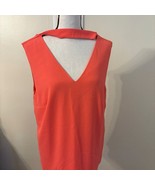 White House Black Jacket Orange Neck Blouse Size M - $367.74 MXN