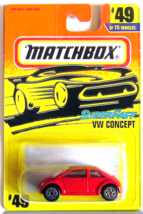 Matchbox - VW Concept: 1-75 Series #49/75 (1996) *Red Edition / SuperFast* - £2.35 GBP