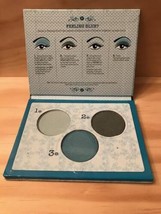 Bloom Cosmetics Feeling Blue Eye Shadow Trio Sky Azure &amp; Night Sky New S... - £9.85 GBP