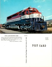 Train Railroad Bicentennial Erie Lackawanna 3638 EMD SDP45 3600 HP Unit Postcard - £7.38 GBP