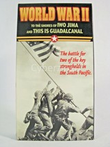 World War II To The Shores Of Iwo Jima And This Is Guadalcanal VHS Tape - £10.37 GBP