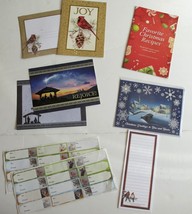 Christmas Greeting Cards (3) with Notepad, Stickers &amp; Recipe Booklet Charity Org - £2.33 GBP