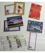 Christmas Greeting Cards (3) with Notepad, Stickers &amp; Recipe Booklet Cha... - $4.07 CAD
