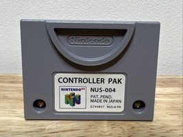 Official Nintendo 64 N64 OEM Video Game Memory Card Controller Pak Pack SAVE OEM - £12.27 GBP