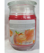 Ashland Scented Candle 17 oz Large Jar Single Wick BLOOD ORANGE SPRITZER... - £15.48 GBP