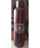 *Starbucks Pike Place Market Siren Brown Stainless Steel Tumbler NEW WIT... - £27.17 GBP