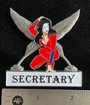 Widows Sons Masonic Riders Assn &quot;Widow&quot; Secretary Officer Pin Freemason - $27.91 CAD
