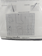 Mary Maxim Needlepoint Kit 6 Plastic Canvas Ornaments # 27001 (New) - £11.15 GBP