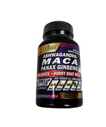 Cadane Ashwagandha Maca Panax Ginseng Fenugreek +Horny Goat 13200mg Supp... - $17.58