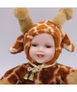 Porcelain Plush Freckles Baby Giraffe 10&quot; Show Stoppers Babes in the Wild - $24.41 CAD