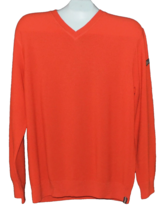 Les Copains Heritage Men’s Italy  Orange Sweater  Cotton  Shirt Size US ... - £89.04 GBP
