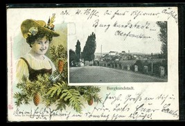 Vintage Early Postcard Multi Cancels Burgkundstadt Bavaria Germany Rhein... - £14.52 GBP