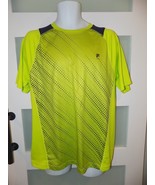 Fila Sport Neon Yellow/Black SS Shirt Size L Men&#39;s - £11.48 GBP