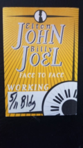 ELTON JOHN BILLY JOEL - ROSEMONT, ILLINOIS VINTAGE ORIGINAL CLOTH BACKST... - €8,50 EUR