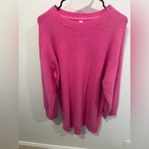 Daily Practice by Anthropologie Pink Sweater Dress M Oversized Midi Long... - $49.00