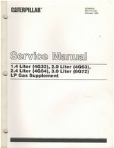 1993 Cat 1.4, 2.0, 2.4, 3.0 Liter LP Gas Supplement Manual (SENB8531) {D... - $35.63