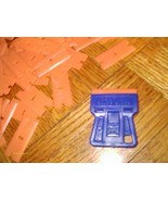 100 Pcs 1.5&quot; Plastic Edge Blade +ONE Compact BLUE Mini Razor Blade Decal... - $18.59