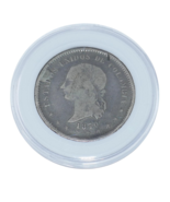 Colombia 1870 Bogata 5 Decimos Silver Coin - $73.49