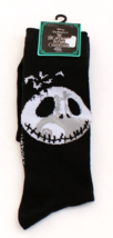 Disney Black The Nightmare Before Christmas Crew Socks Men&#39;s 6 1/2-12 NWT - £19.71 GBP