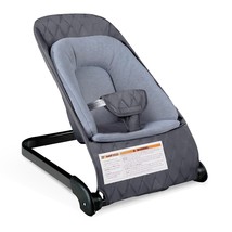 Kinder King Portable Baby Bouncer, Foldable Bouncer Seat Grey - £34.09 GBP