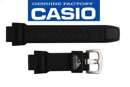 Genuine CASIO Pro Trek Pathfinder 18mm Black Rubber Watch BAND Strap PAW-5000  - £39.19 GBP