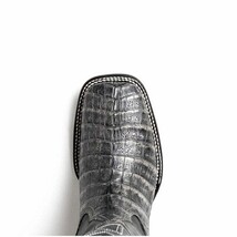 TUCSON Genuine Caiman Belly Skin Cowboy Boot from the Western Collection Stone G image 5